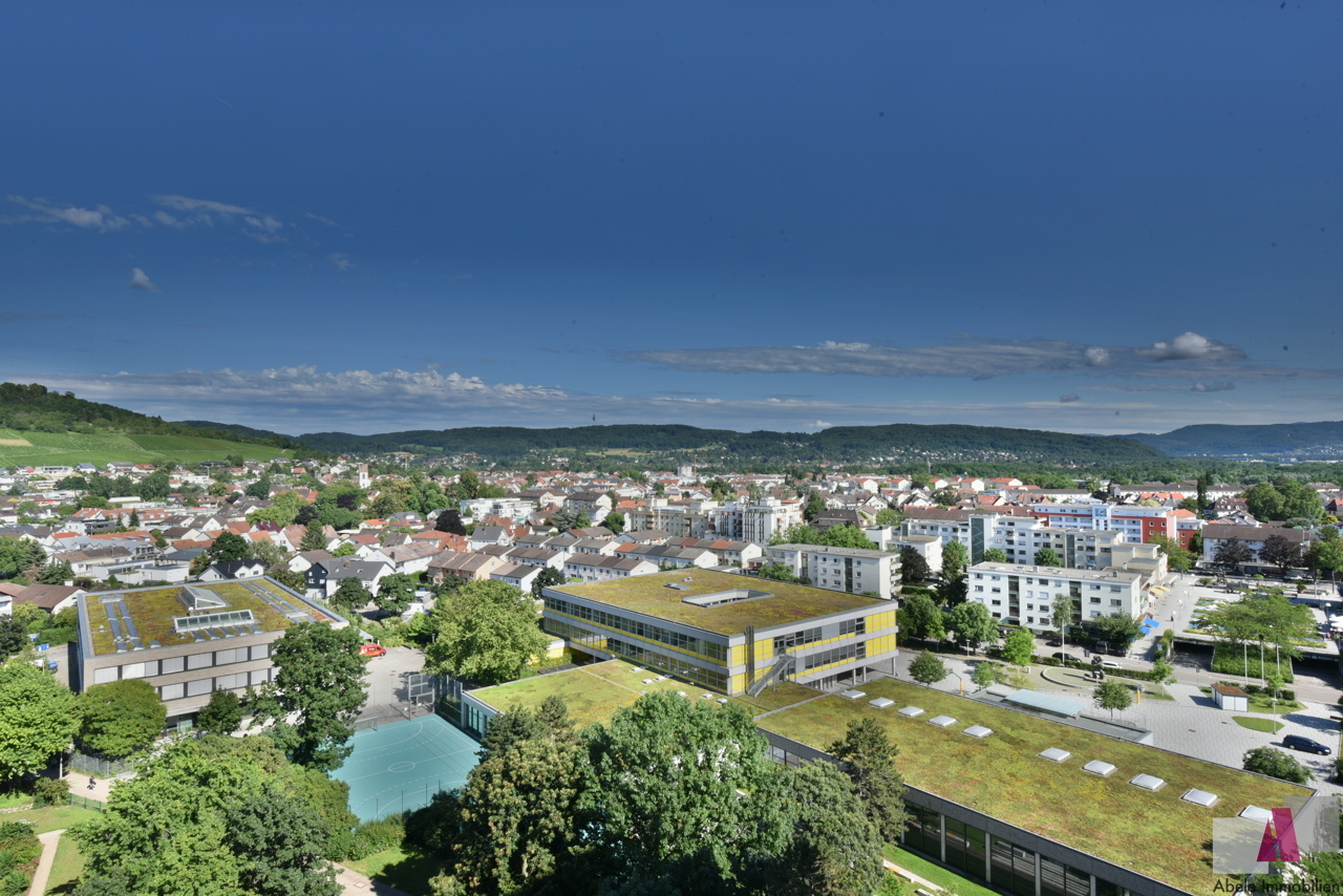Schöne Aussicht vom Balkon