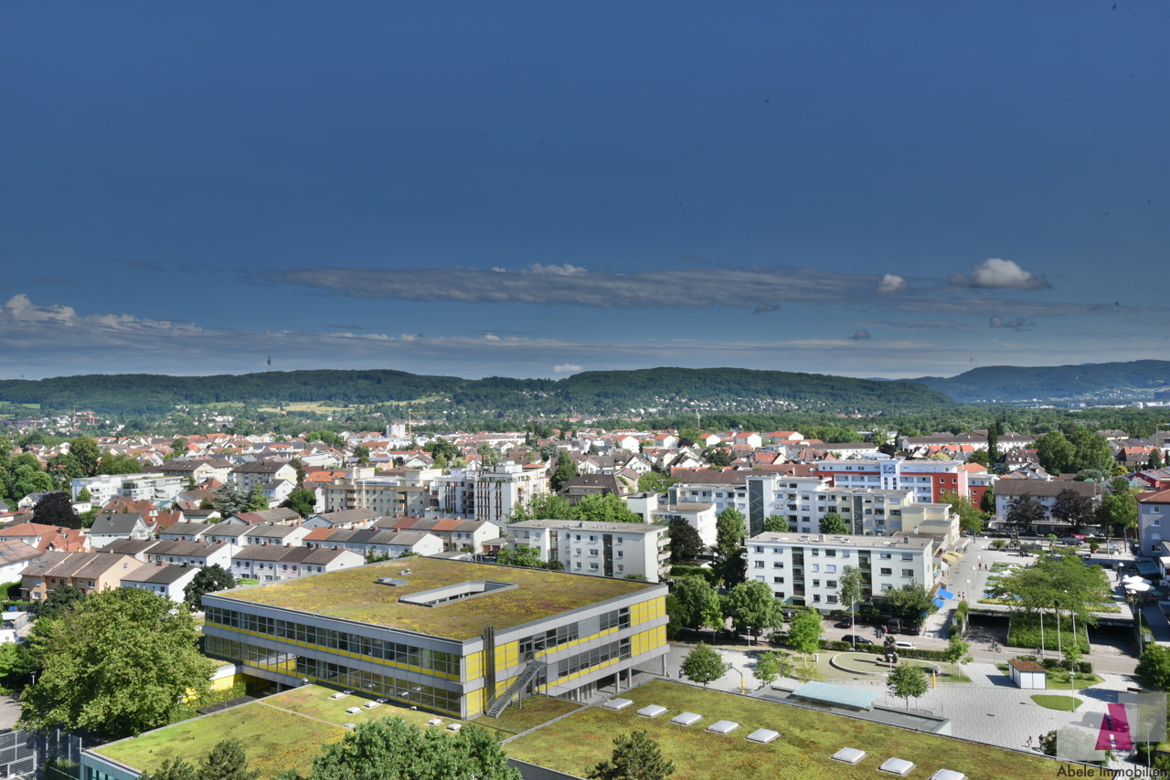 Aussicht vom Balkon