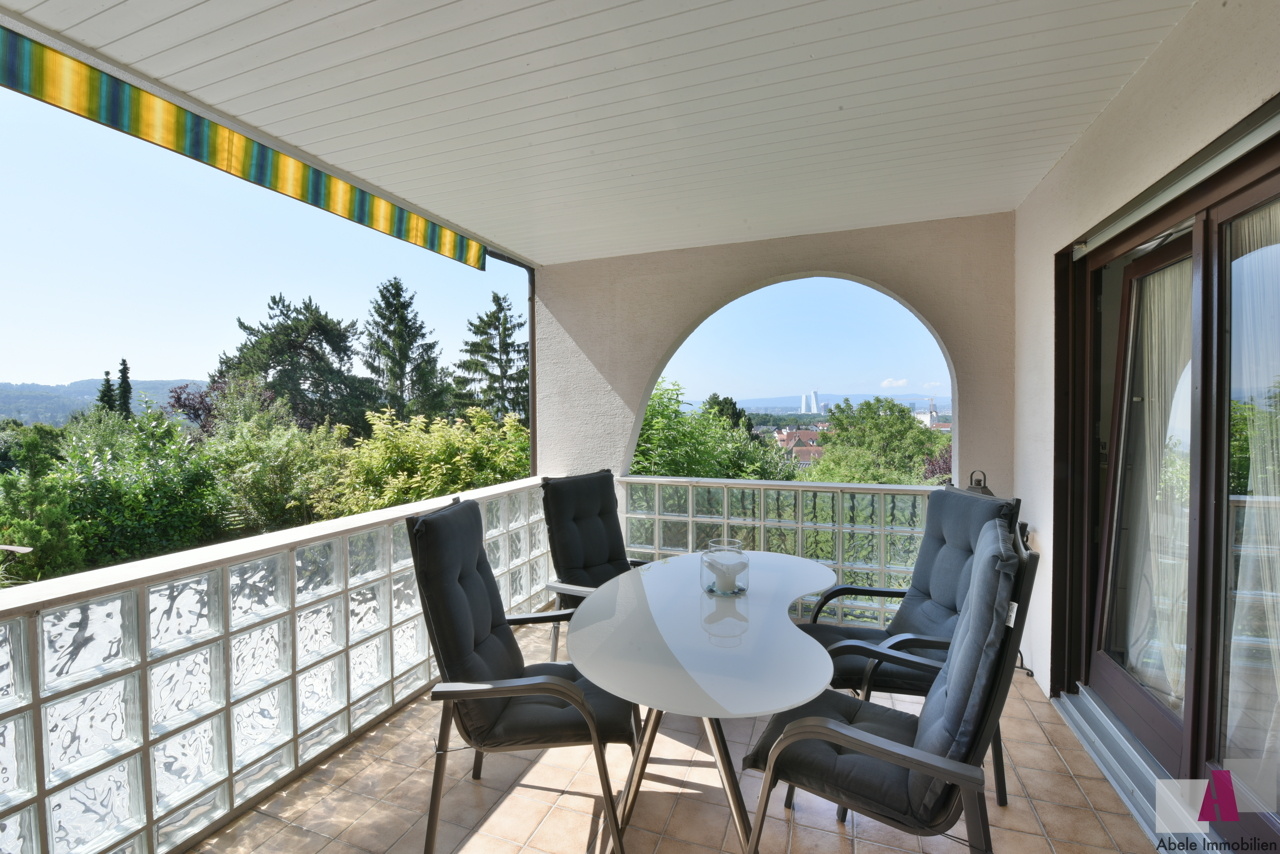 Balkon mit toller Aussicht