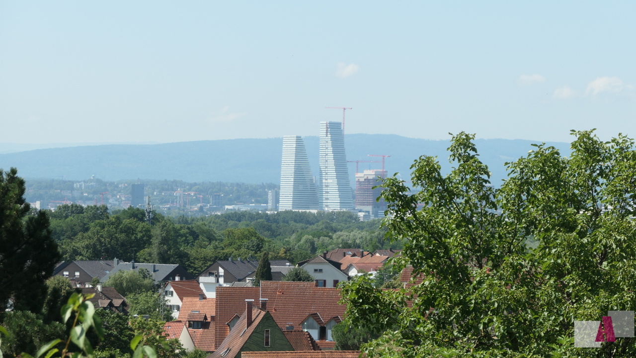 Blick vom Balkon