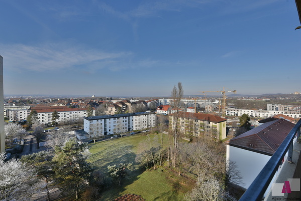 Tolle Aussicht vom Balkon