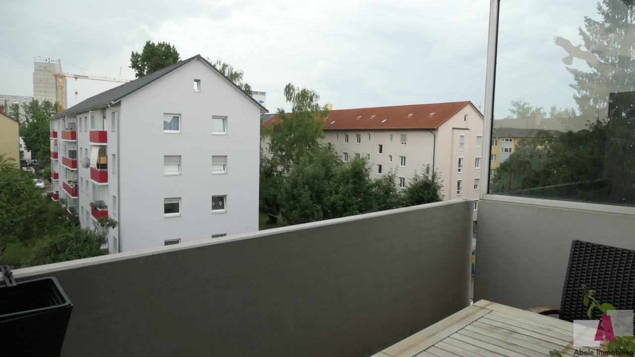 Aussicht vom Balkon