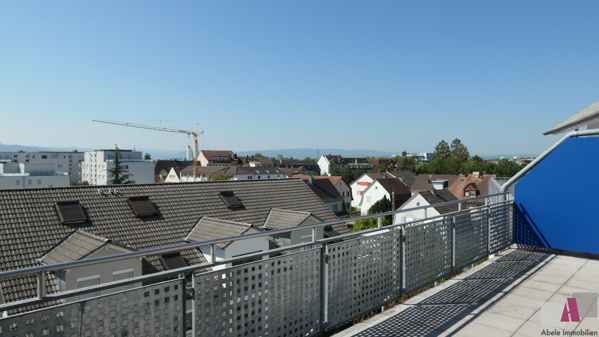 Blick von der Dachterrasse