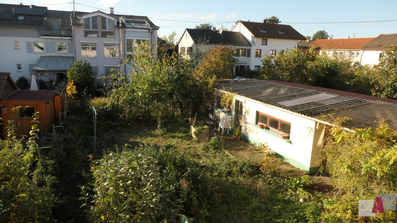 Blick vom OG in den Garten