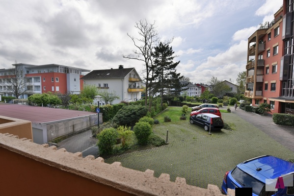 Ausblick vom Balkon