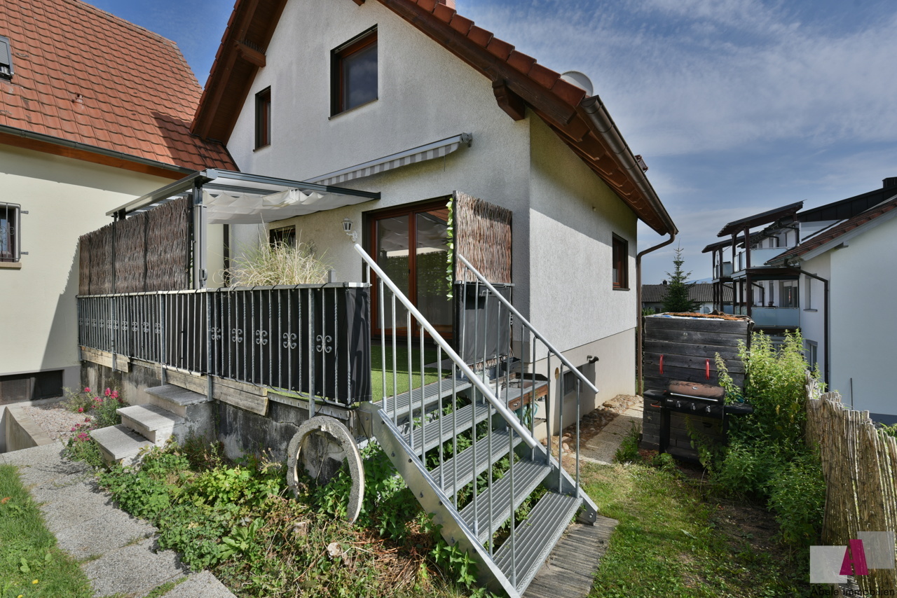 Teppenabgang zum Garten