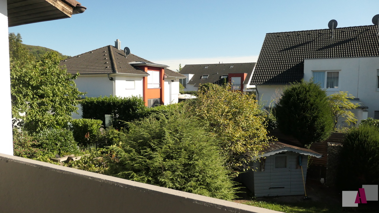 Blick vom Balkon