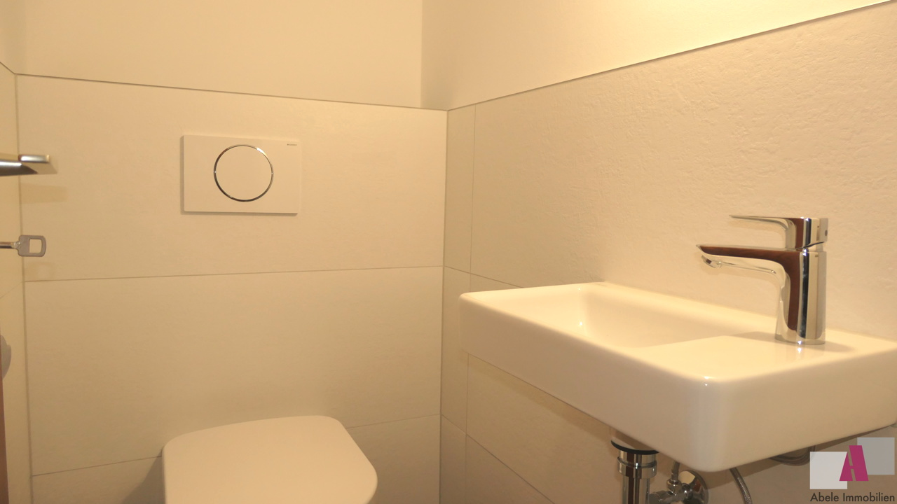 neu renoviertes WC