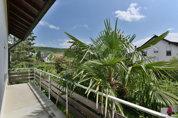 Balkon von beiden Zimmern begehbar