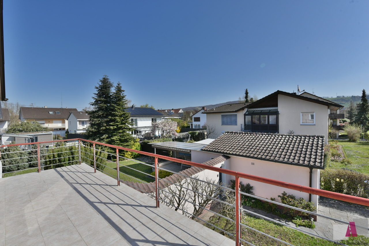 Blick vom Balkon