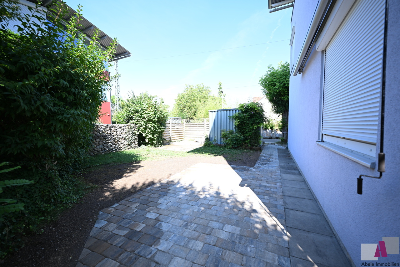 Blick zum Sitzplatz