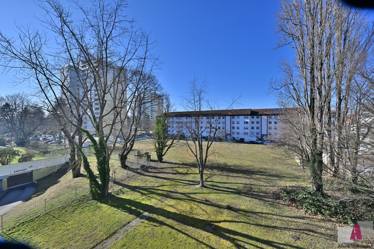 Blick vom Balkon