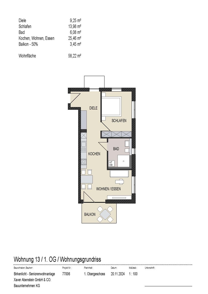 Grundriss WHG 13