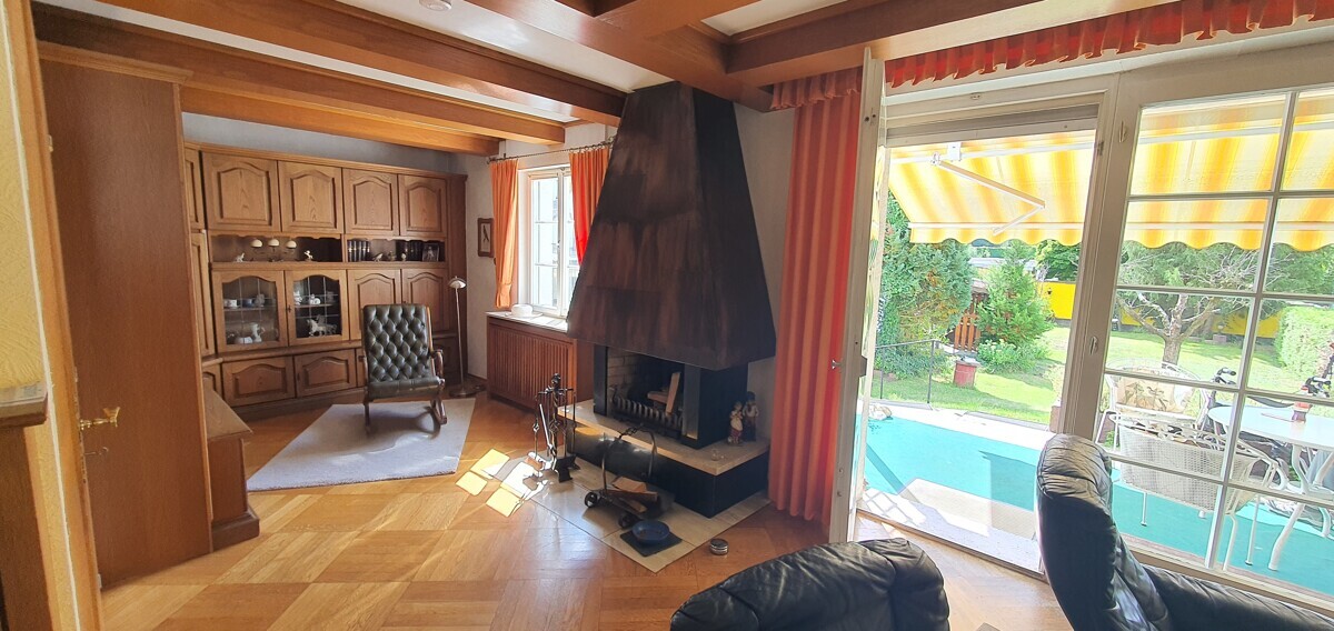 Wohnzimmer Kamin