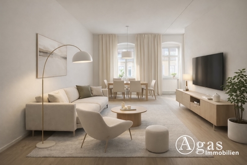 Wohn-/ Esszimmer (visualisiert)