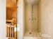 Duschbad mit Sauna im Untergeschoss