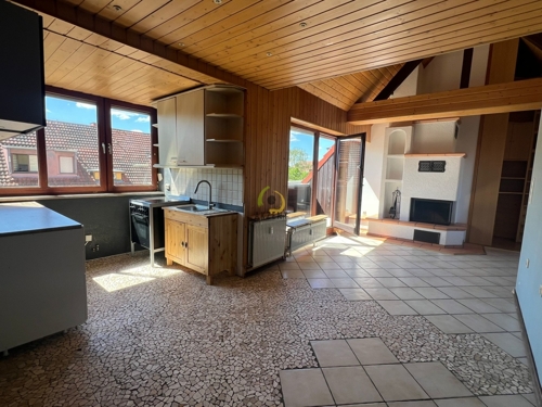 Wohnzimmer vor Renovierung