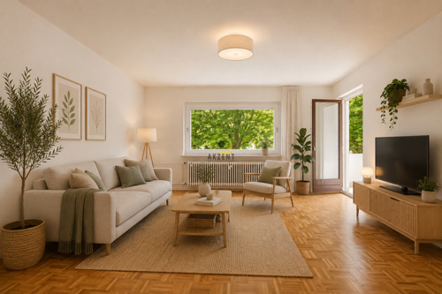 Homestaging Wohnzimmer