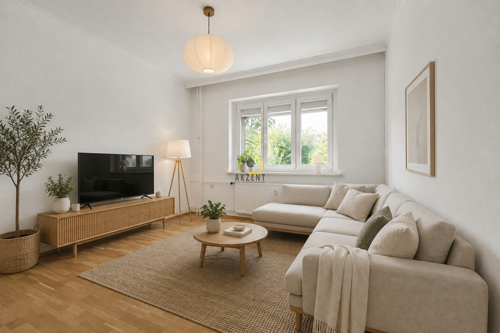 Homestaging Wohnzimmer