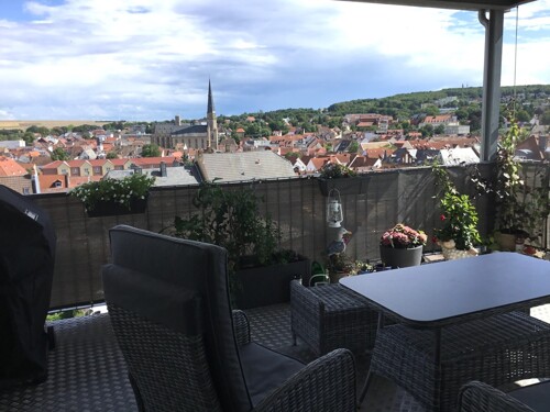 Blick vom Balkon
