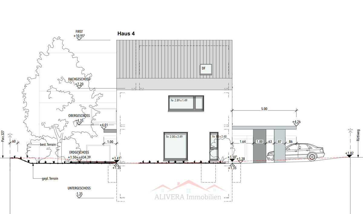 Fassade Seitenasicht