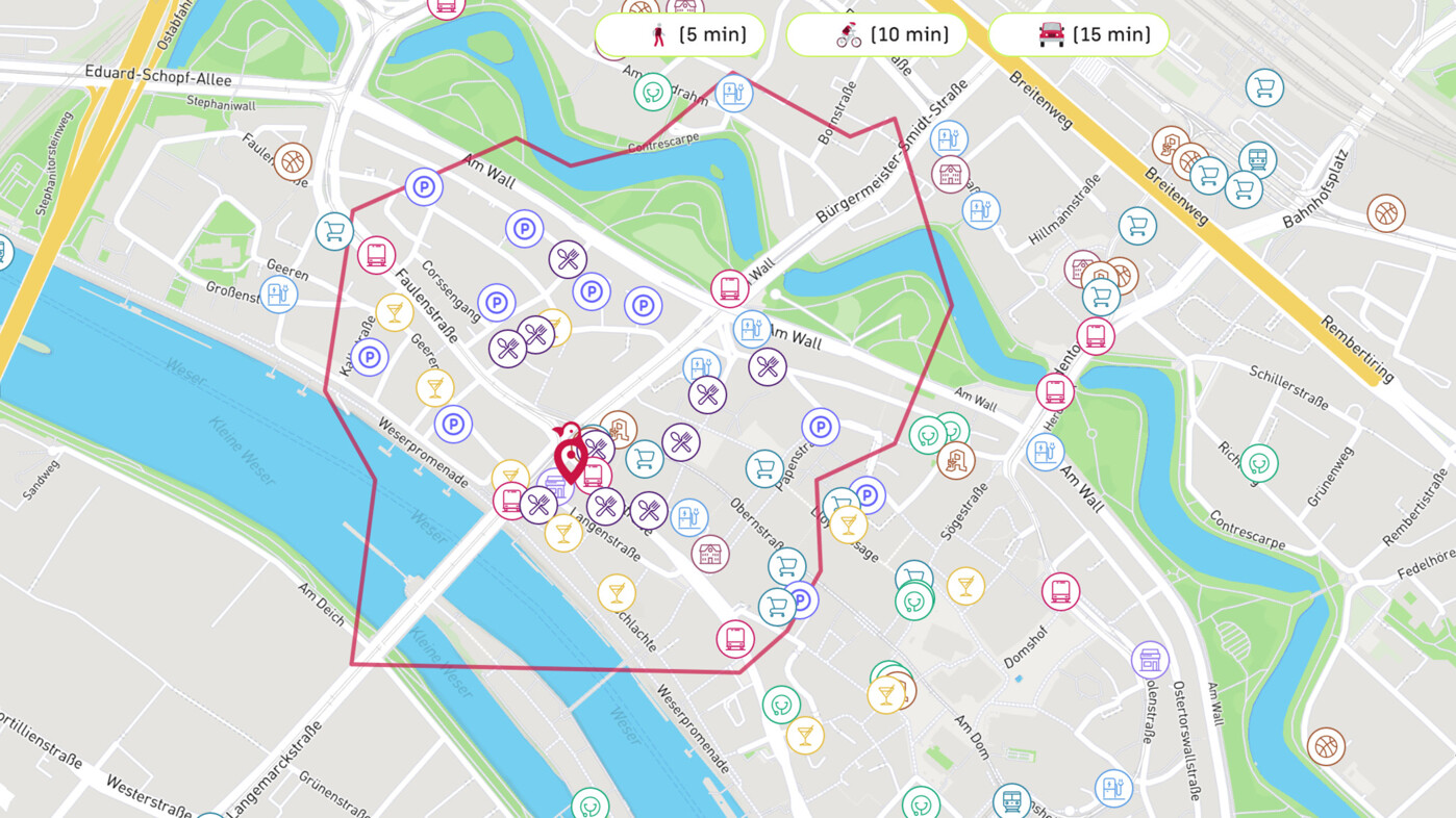 -Bremen,Deutschland Kartenausschnitt 1