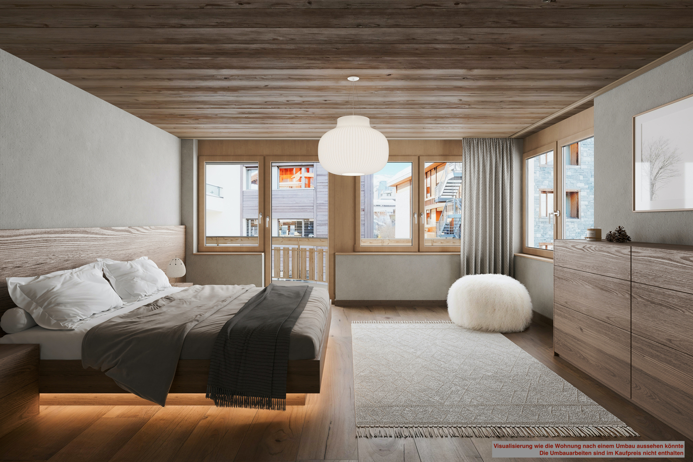 Visualisierung Schlafzimmer