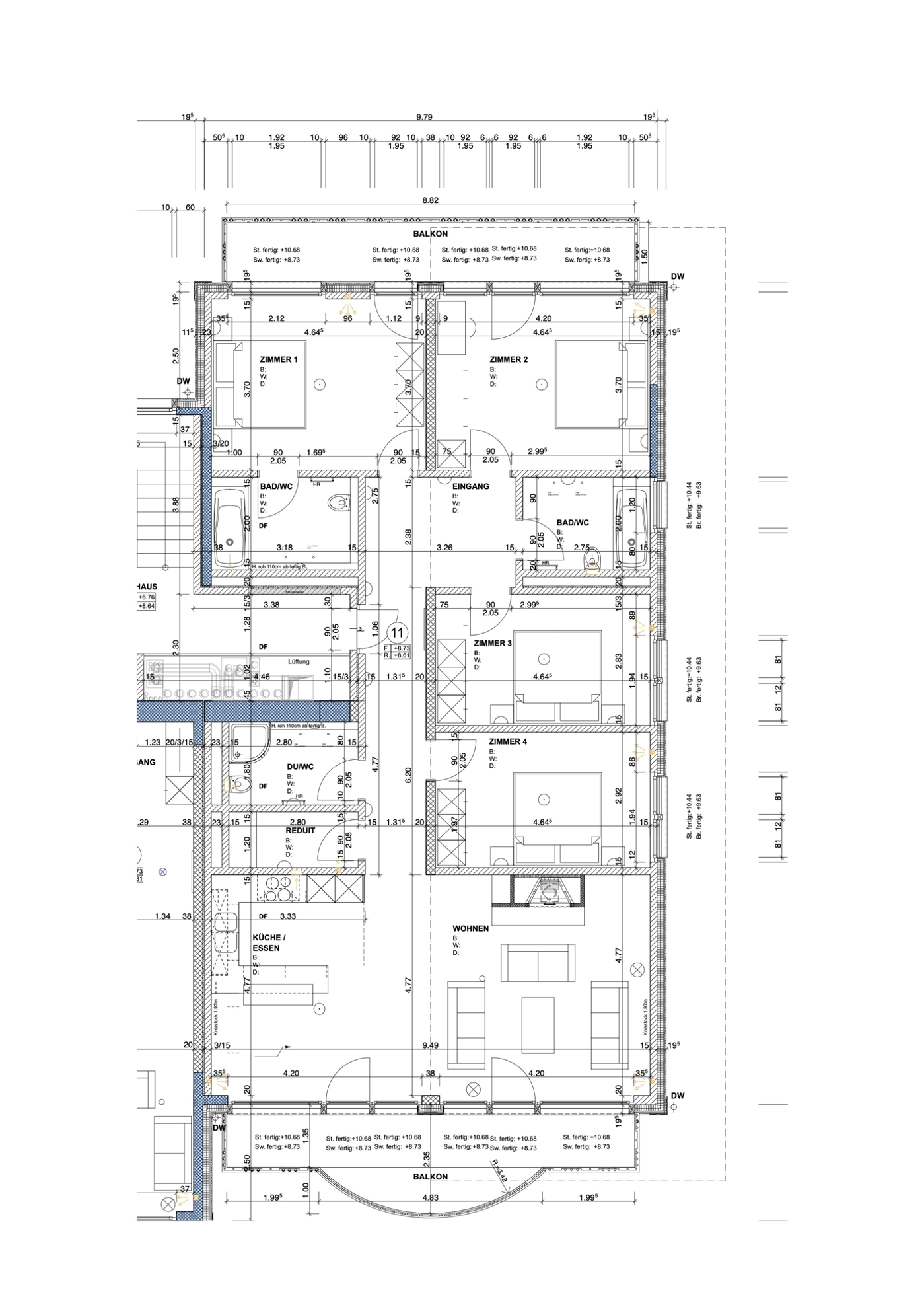 Grundriss 85 HZM
