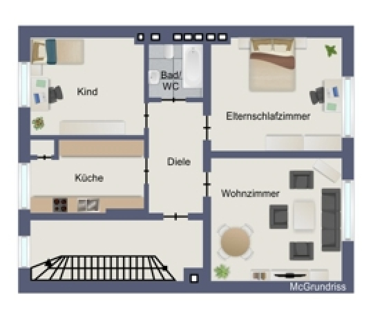 Grundriss 1. Obergeschoss