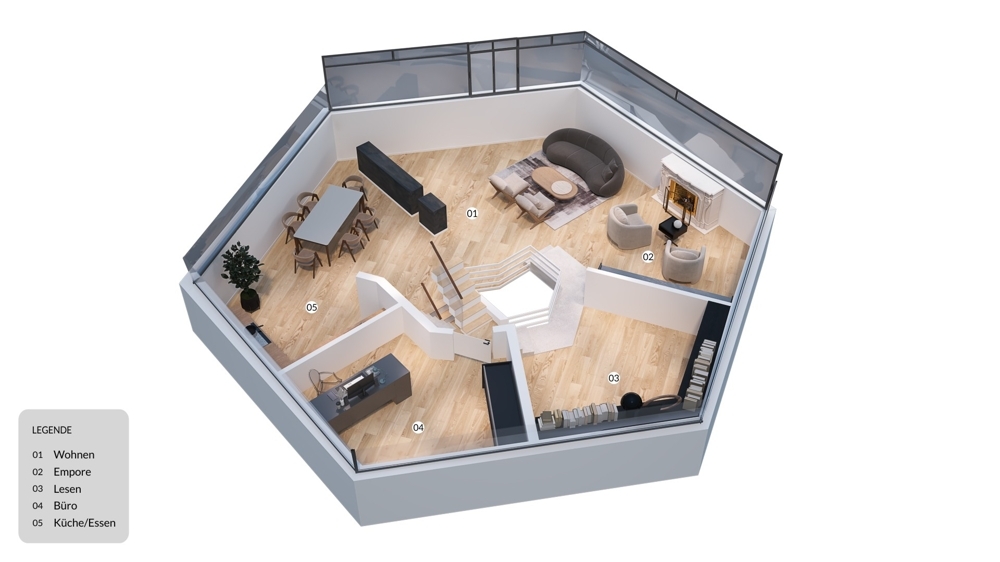 Grundriss Hauptgeschoss