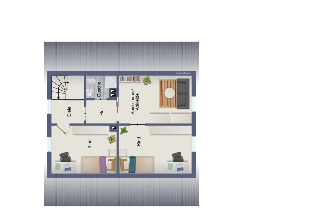 Grundriss Dachgeschoss