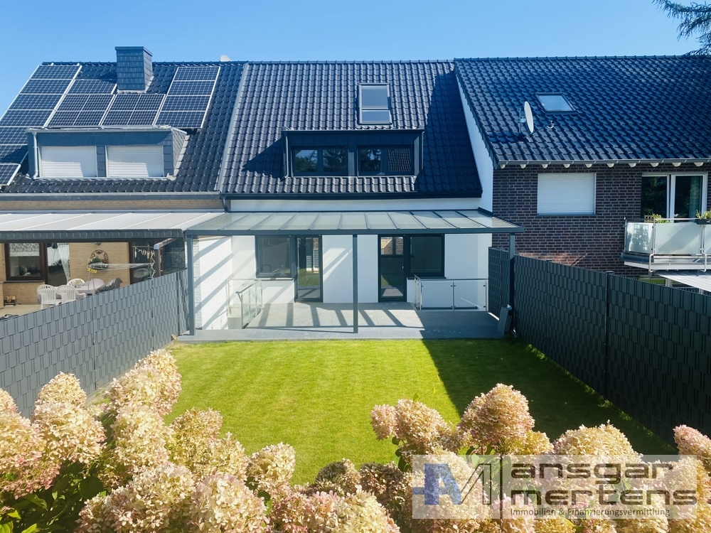 Hausansicht Garten 