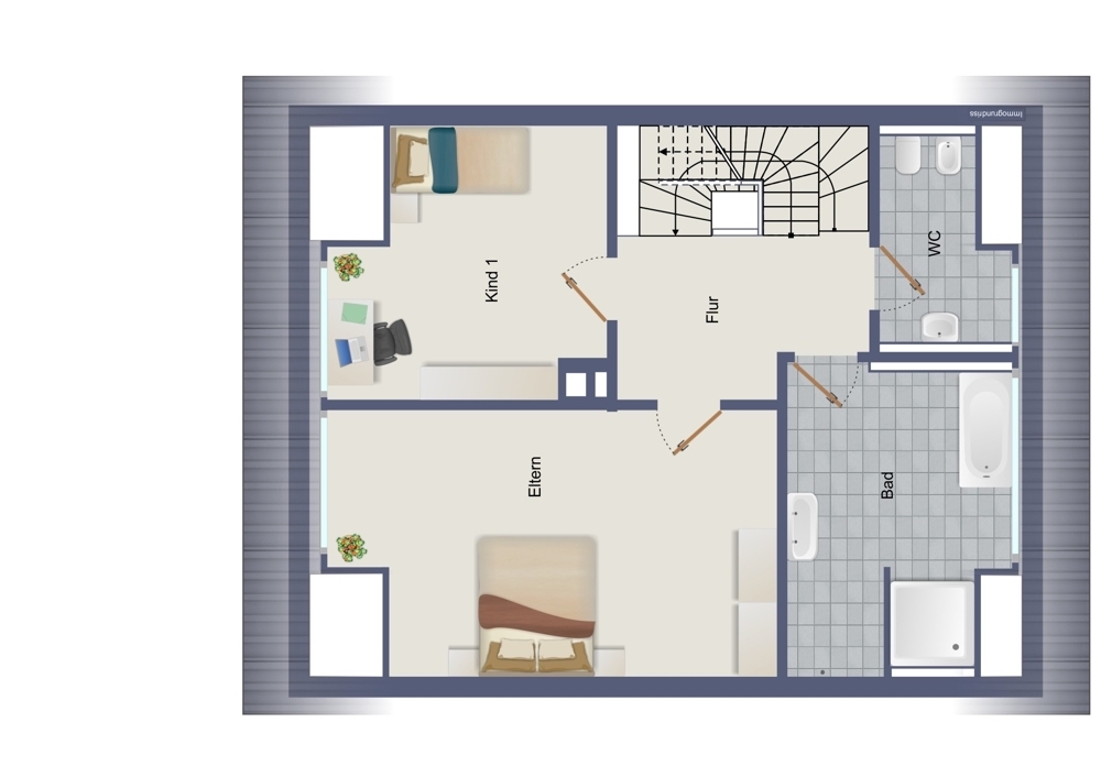 Grundriss 1. Obergeschoss