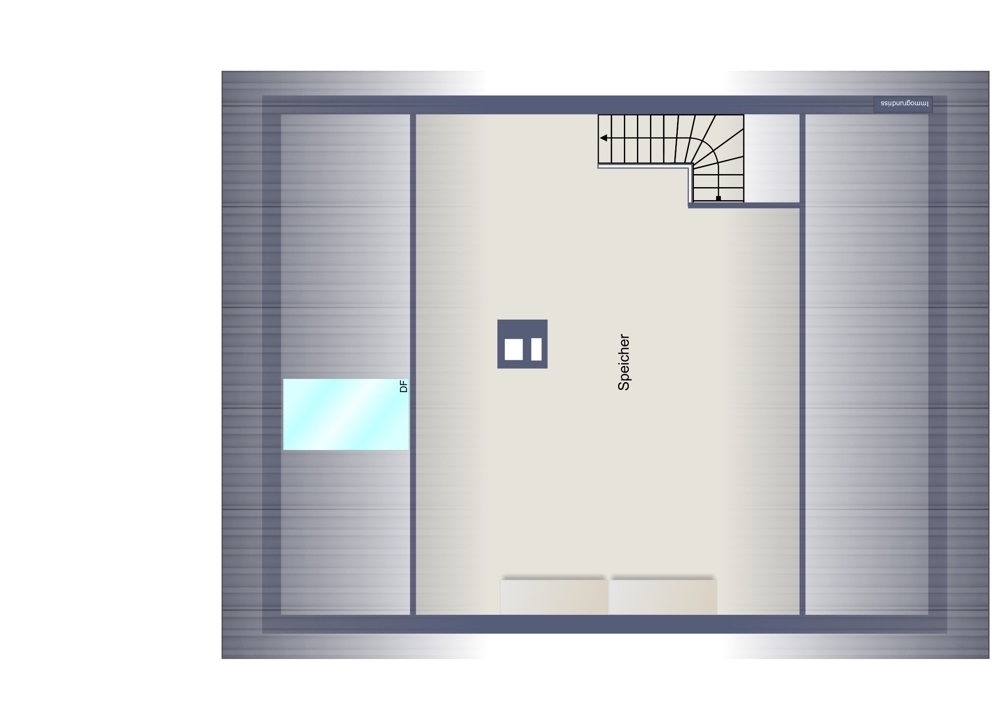 Grundriss Dachstudio