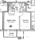Grundriss Whg. Nr. 10