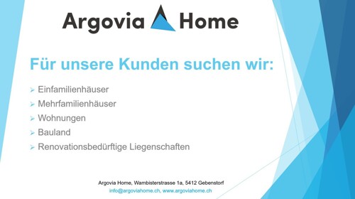Argovia Home Suche ausschreibung 4