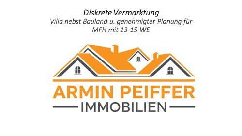 Villa nebst Bauland und Planung für MFH