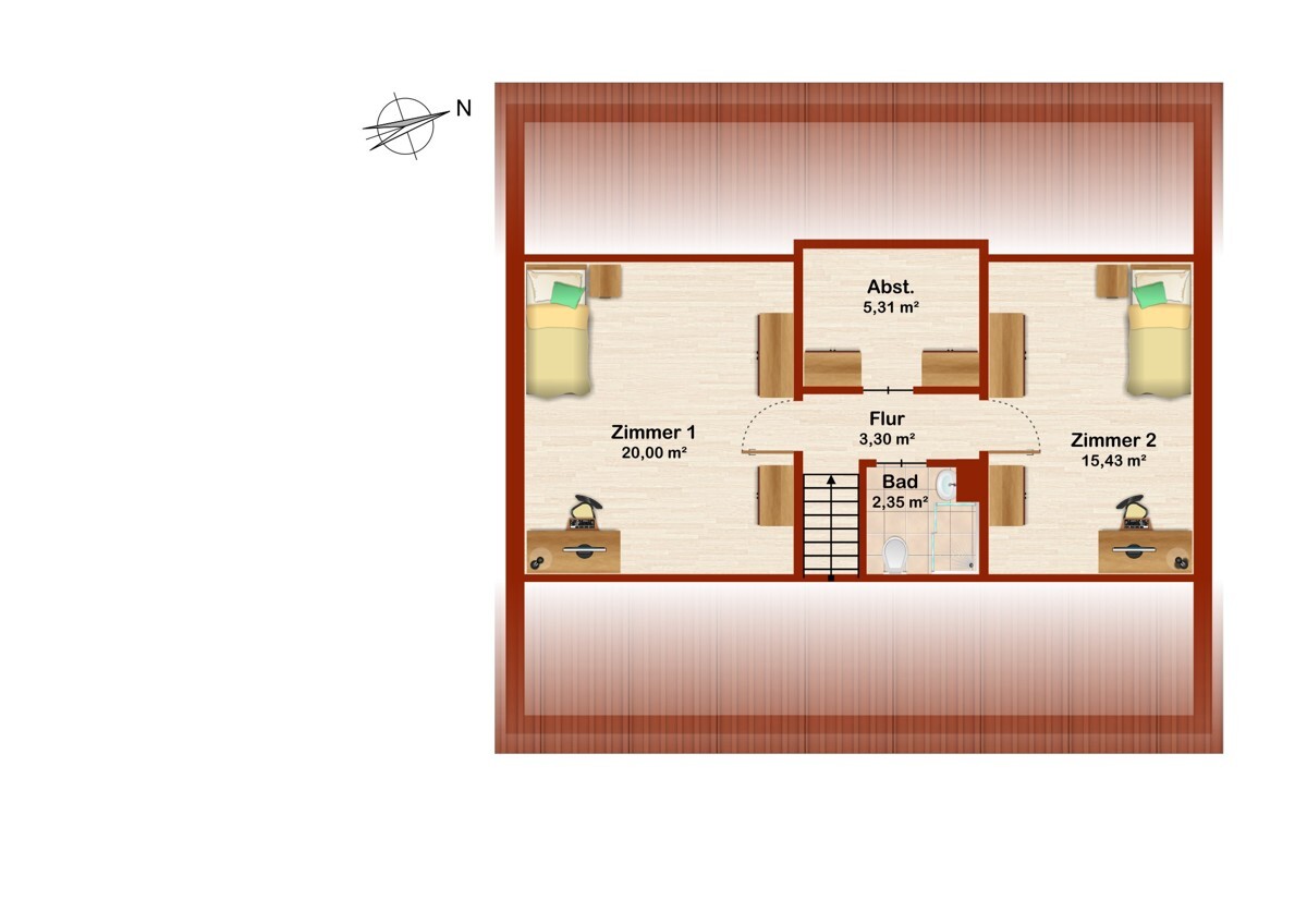 Grundriss Dachgeschoss