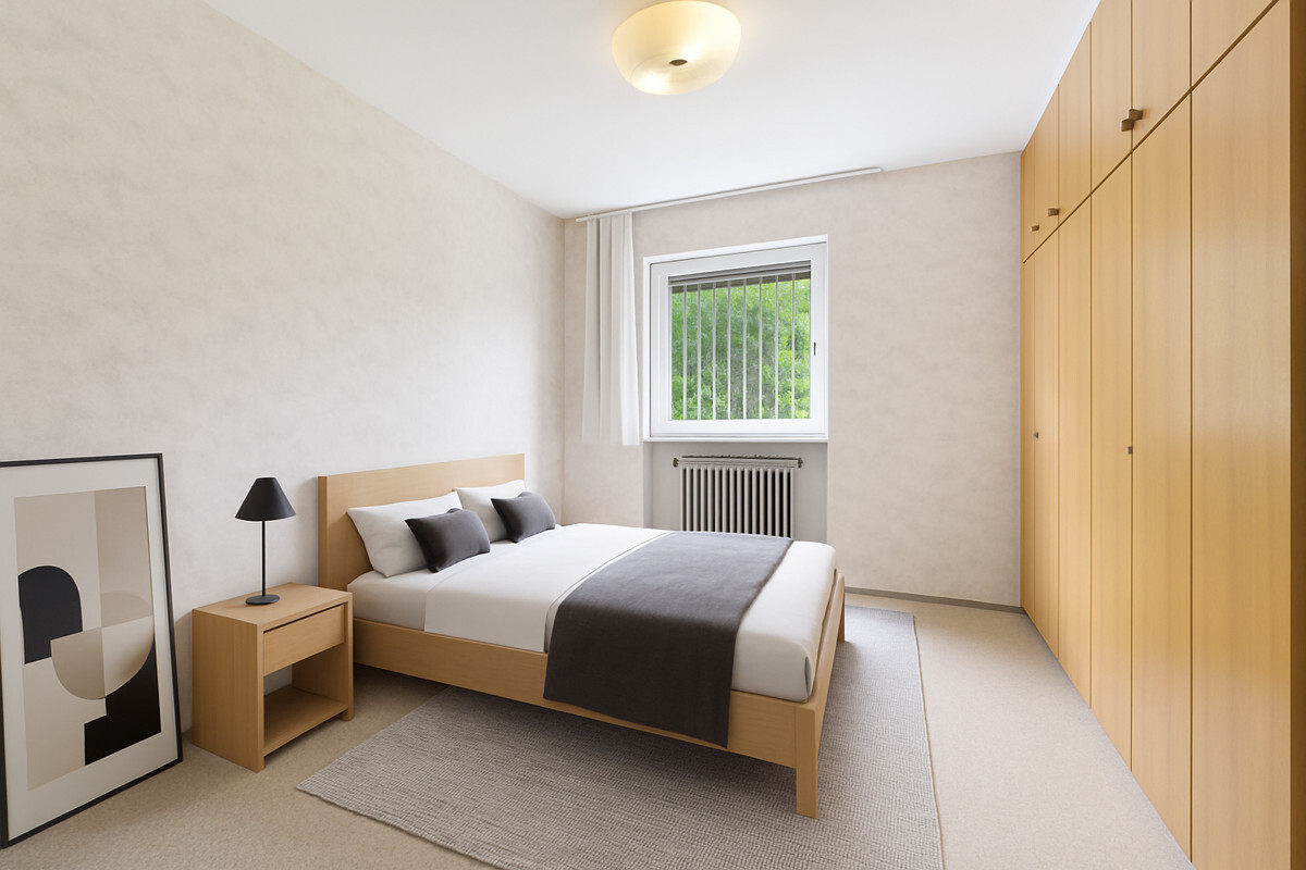 Schlafzimmer EG Visualisierung