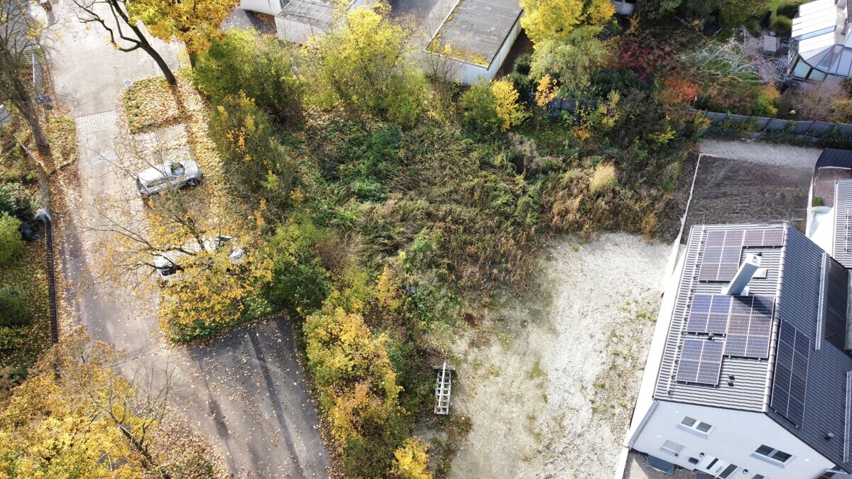 Ansicht Grundstücksverlauf