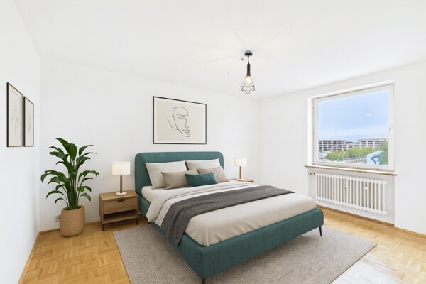 Möblierung Schlafzimmer