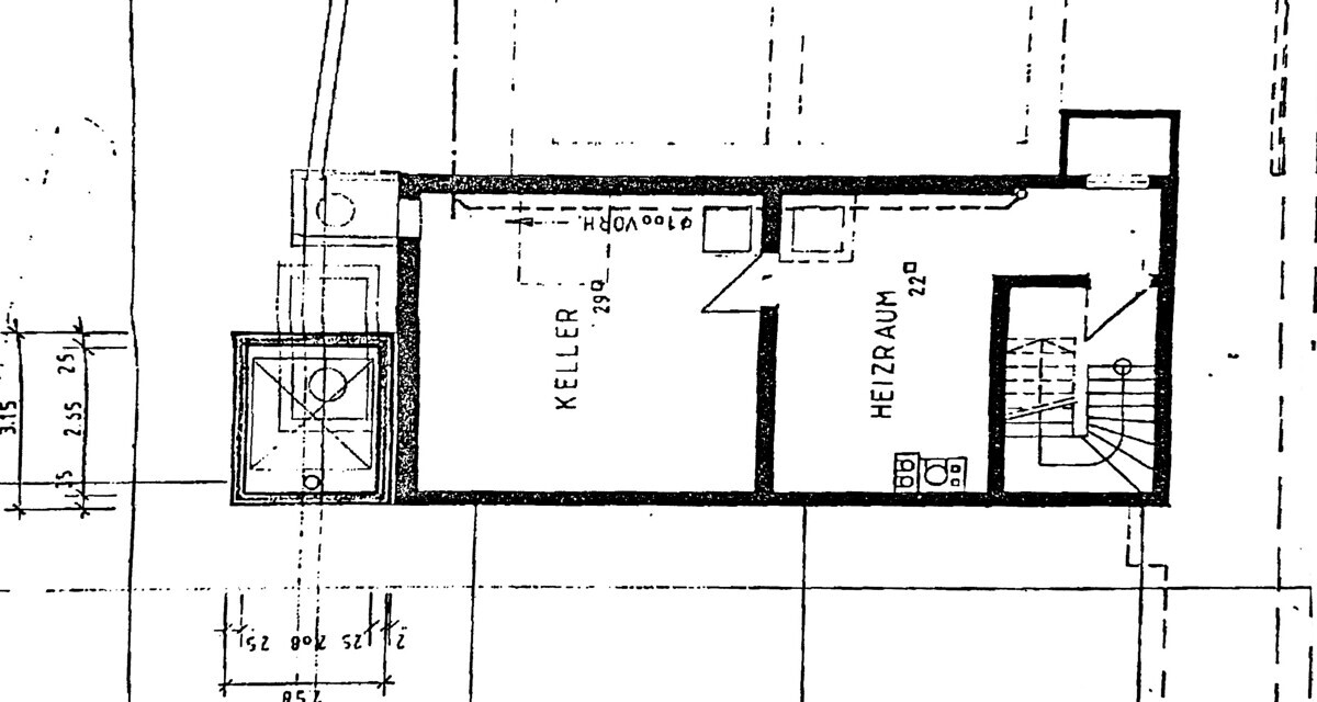 Kellergeschoss teilunterkellert
