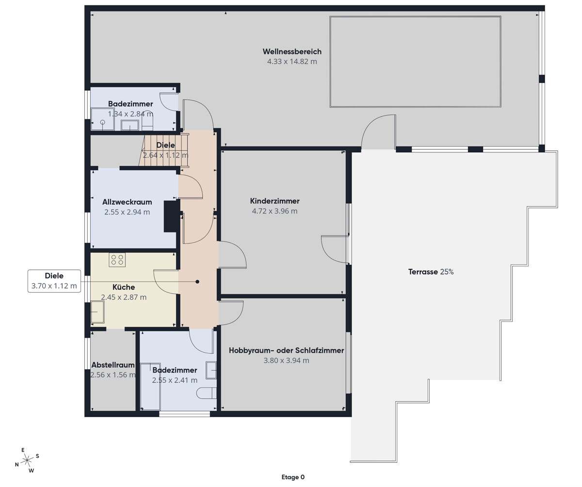 Grundriss Untergeschoss