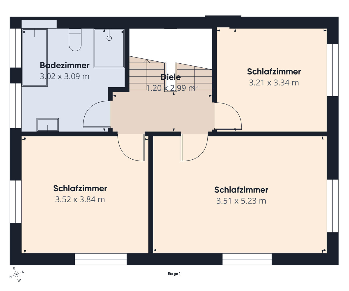 Grundriss Obergeschoss