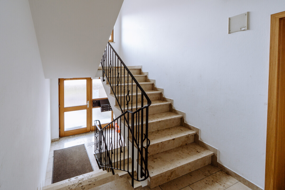 gepflegtes Treppenhaus