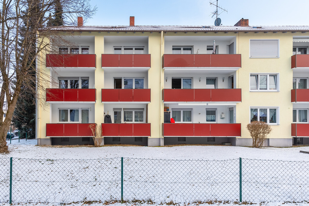 Rückansicht Gebäude
