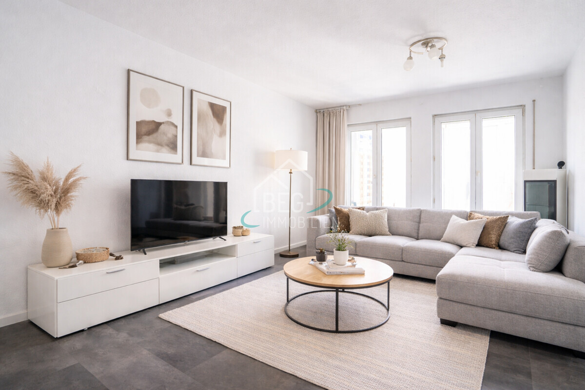 Wohnzimmer KI generiert