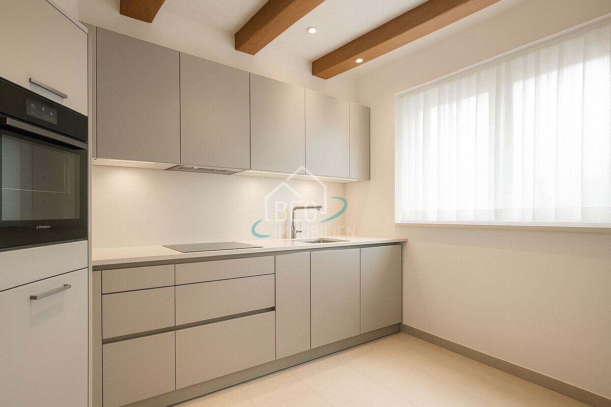 virtuell möblierte Küche