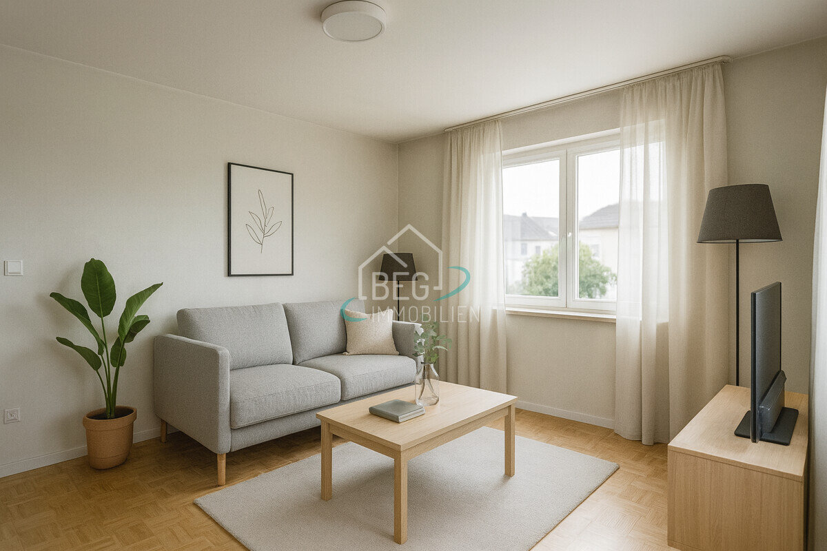 virtuelle Möbliereung Wohnzimmer