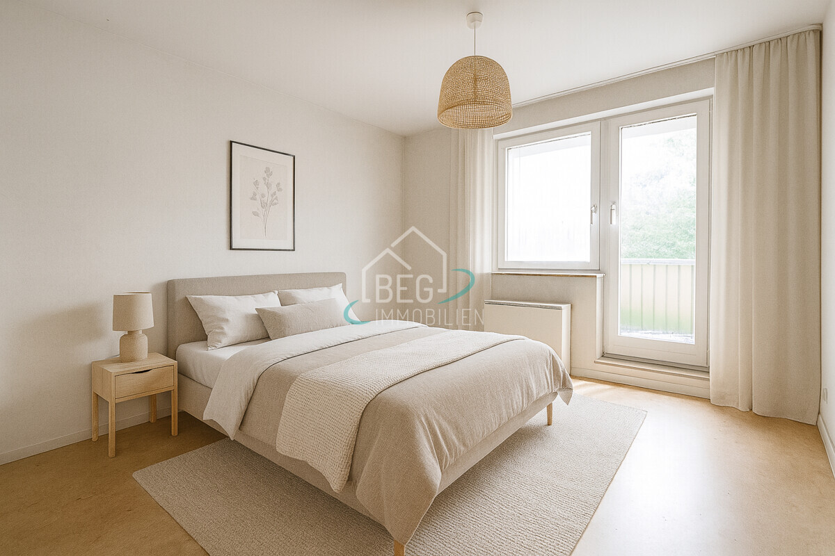 virtuelle Möblierung Schlafzimmer